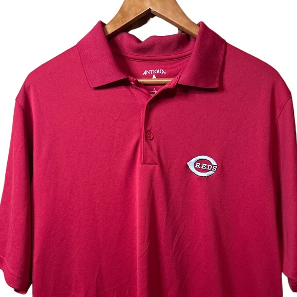 Cincinnati Reds Men’s Red Polo - Picture 2 of 8